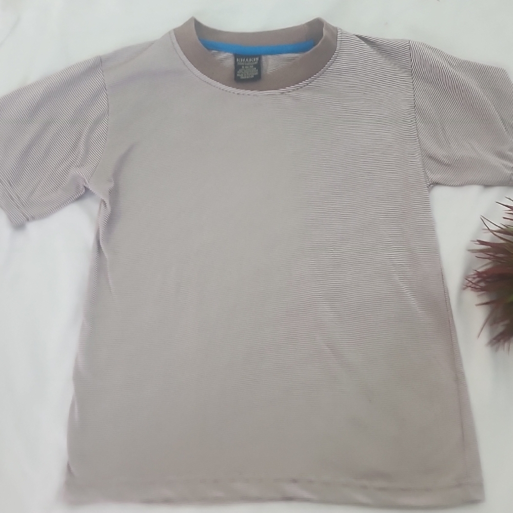 Kids Striped Gray T-Shirt